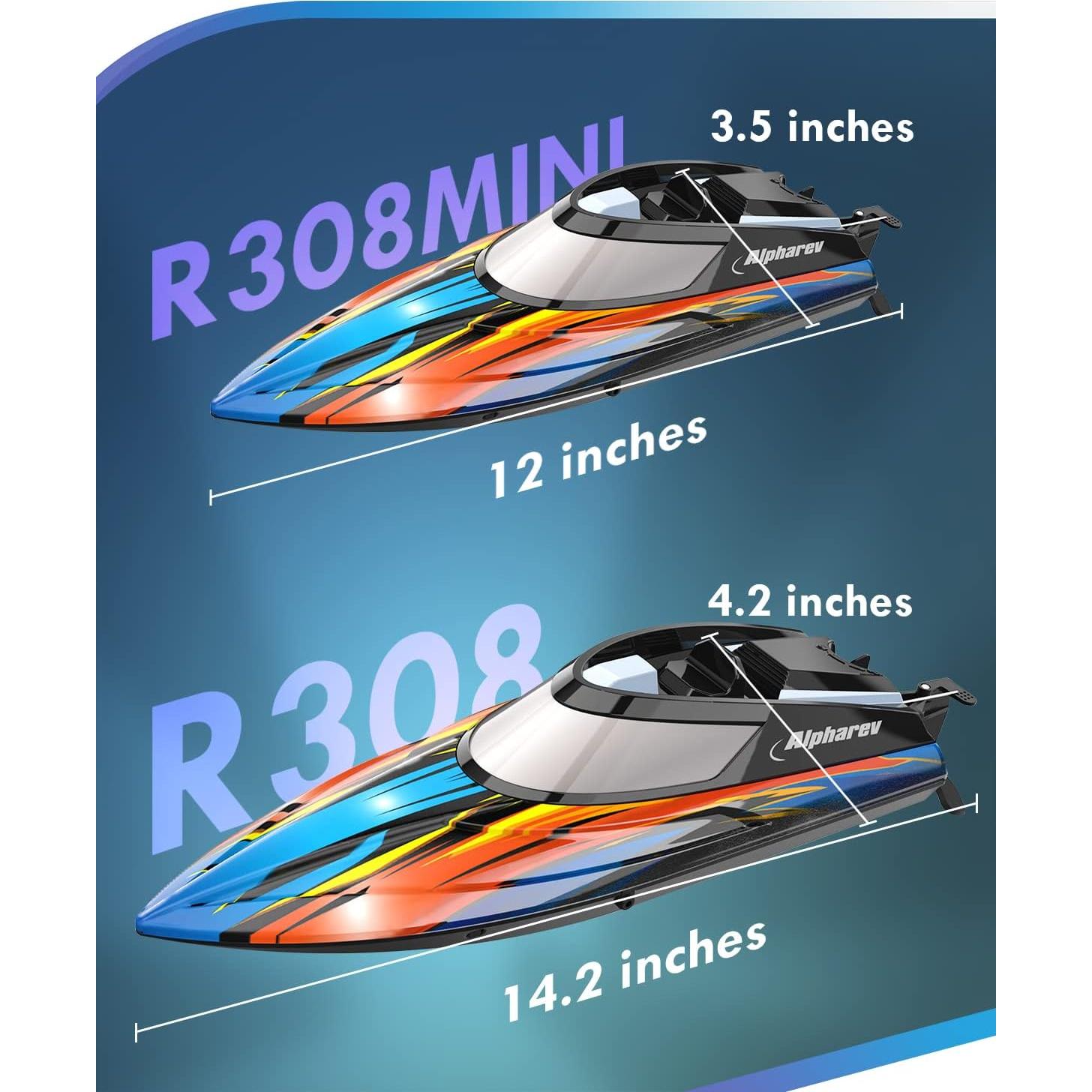 Barco RC AlphaRev R308MINI 32 km/h con Estuche