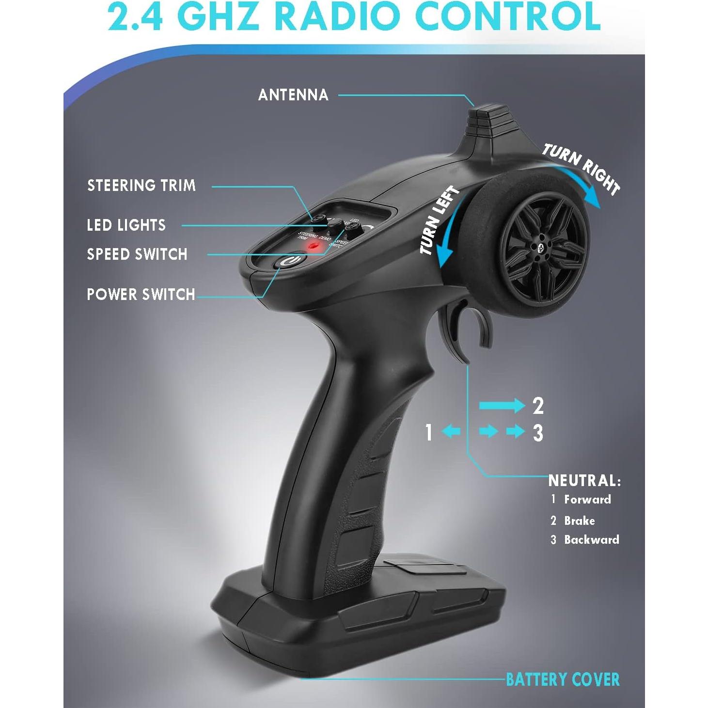 Barco RC AlphaRev R308MINI 32 km/h con Estuche