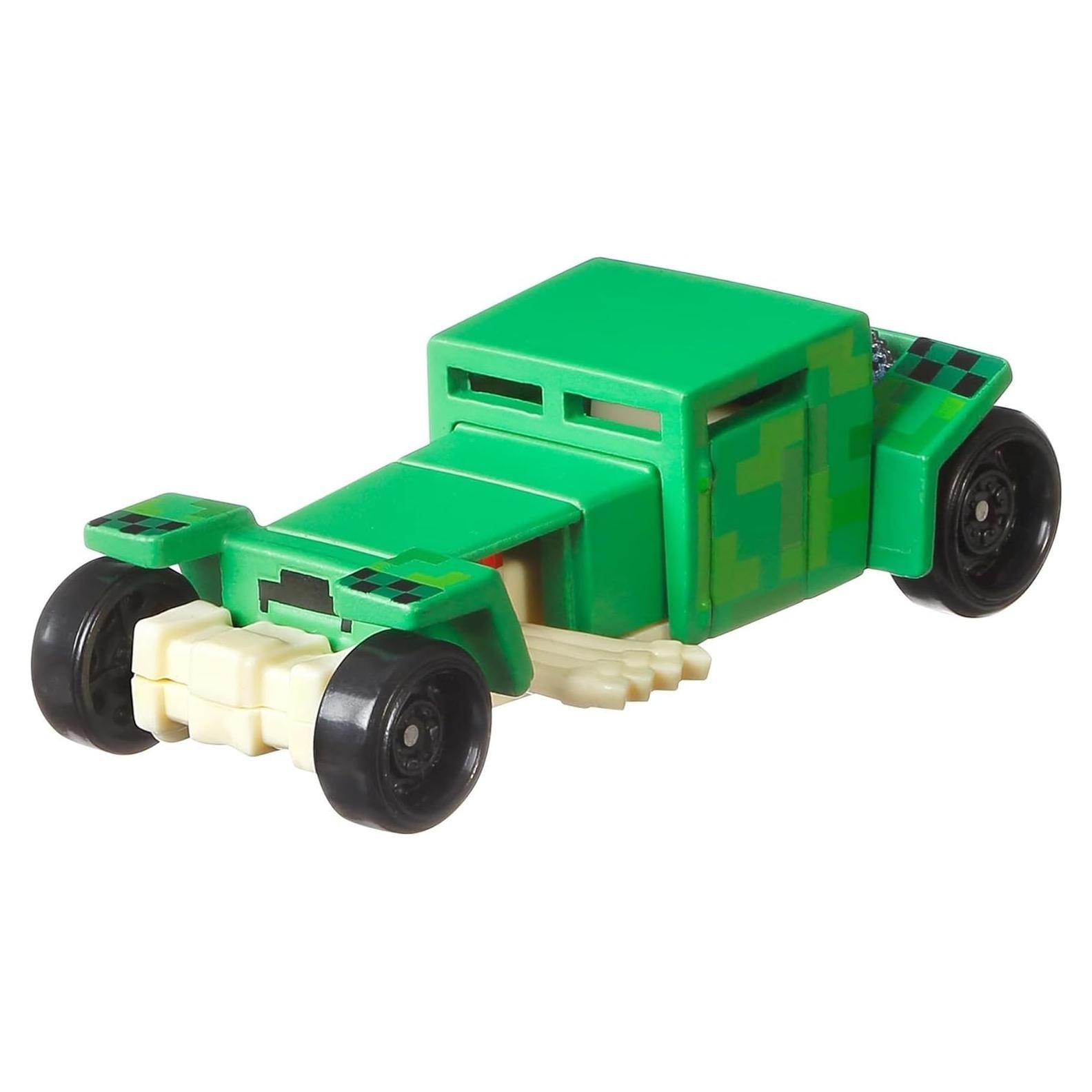 Hot Wheels Vehículo Creeper Minecraft 1:64 Mattel