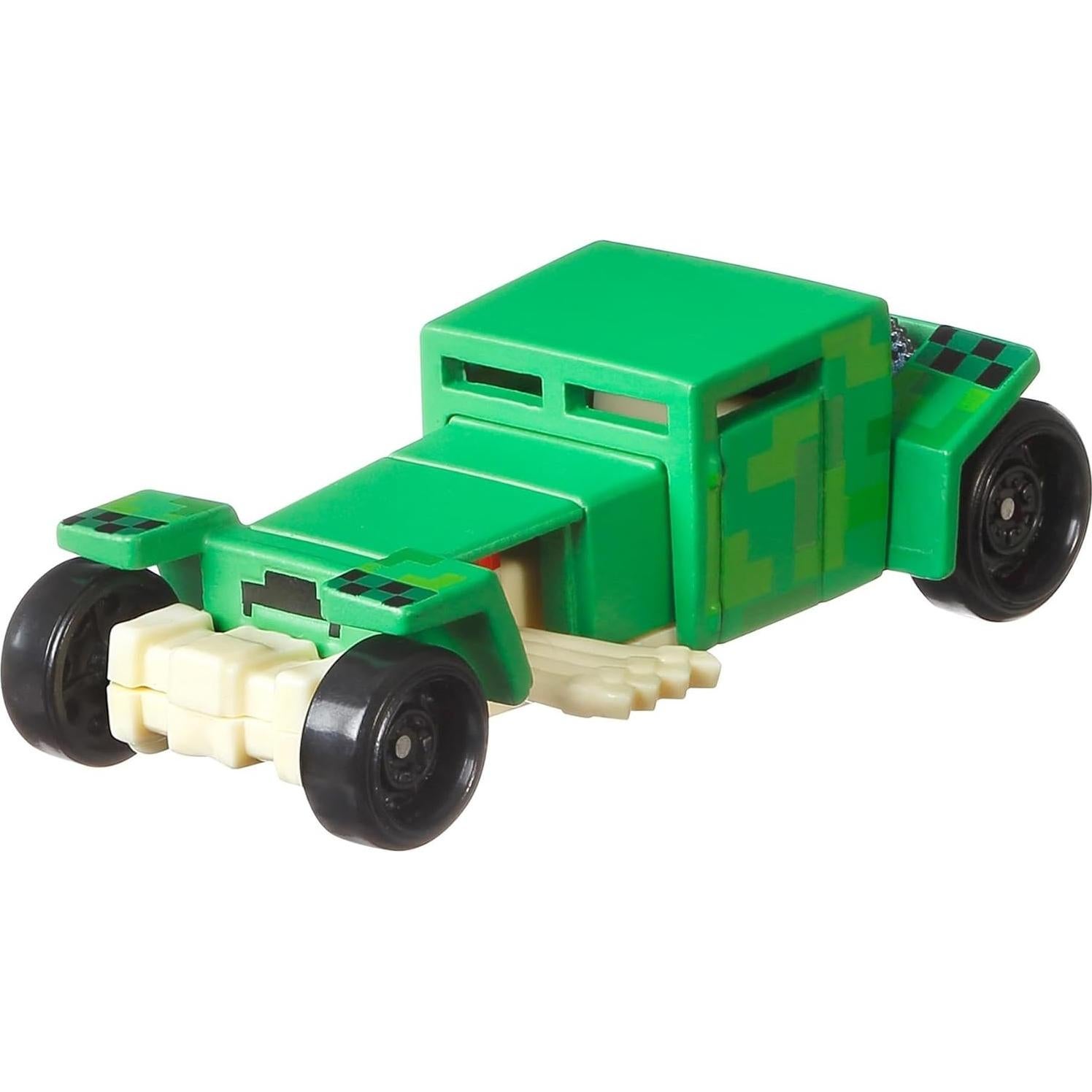 Hot Wheels Vehículo Creeper Minecraft 1:64 Mattel