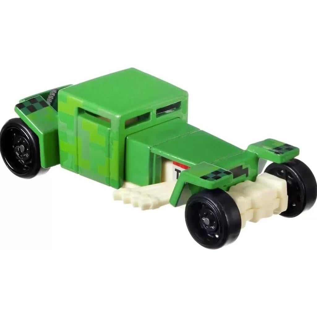Hot Wheels Vehículo Creeper Minecraft 1:64 Mattel