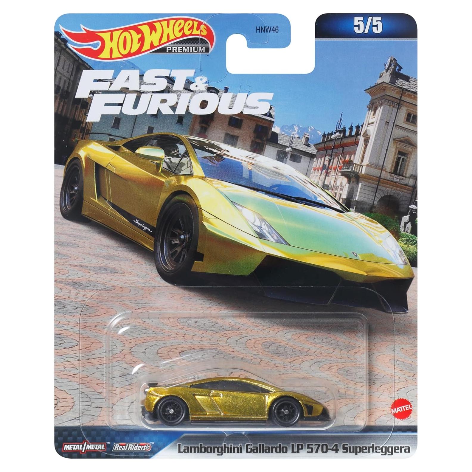Hot Wheels HMG52 Lamborghini Gallardo Rápido y Furioso 3+