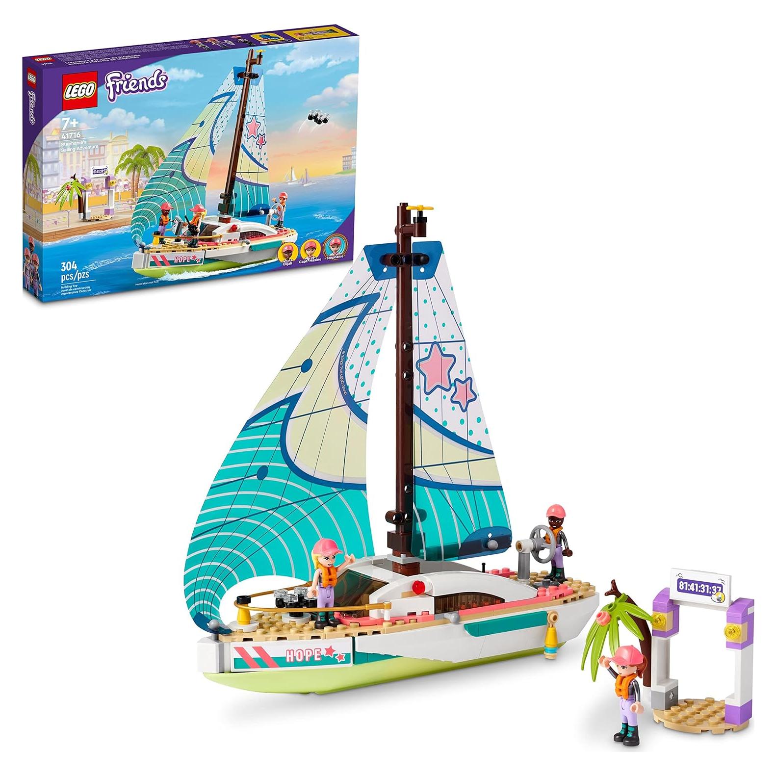 LEGO Friends Velero Aventura de Stephanie 41716 - 304 Piezas