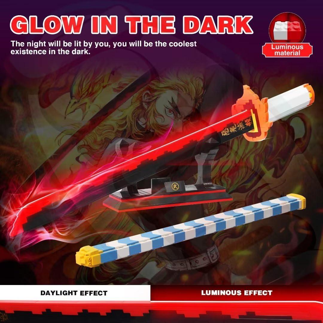 Conjunto de Construcción Jorumo Espada Rengoku Kyoujurou 68.5 cm