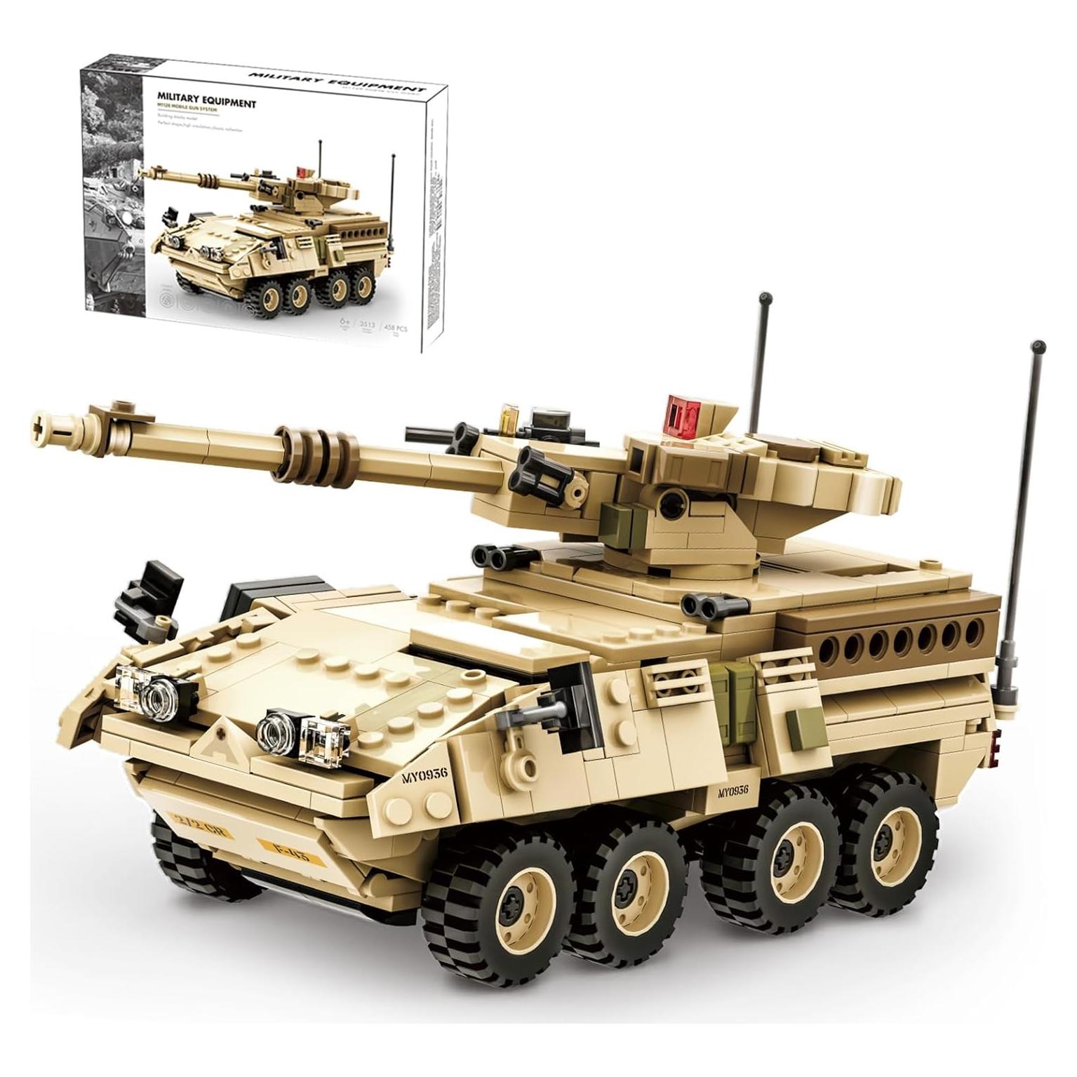 Conjunto de Construcción Vehículo Militar Blindado M1128 - 458 Piezas