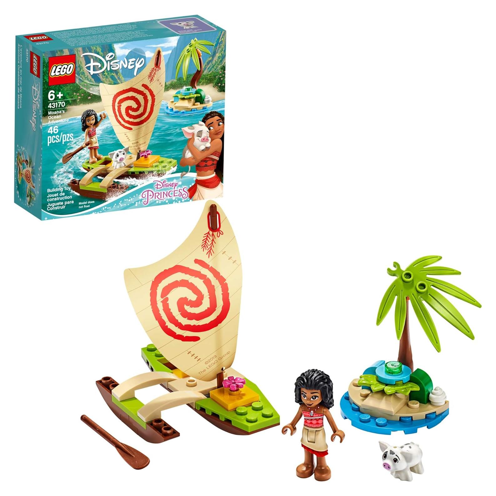 LEGO Aventura Oceánica Moana Disney 43170 - 46 Piezas
