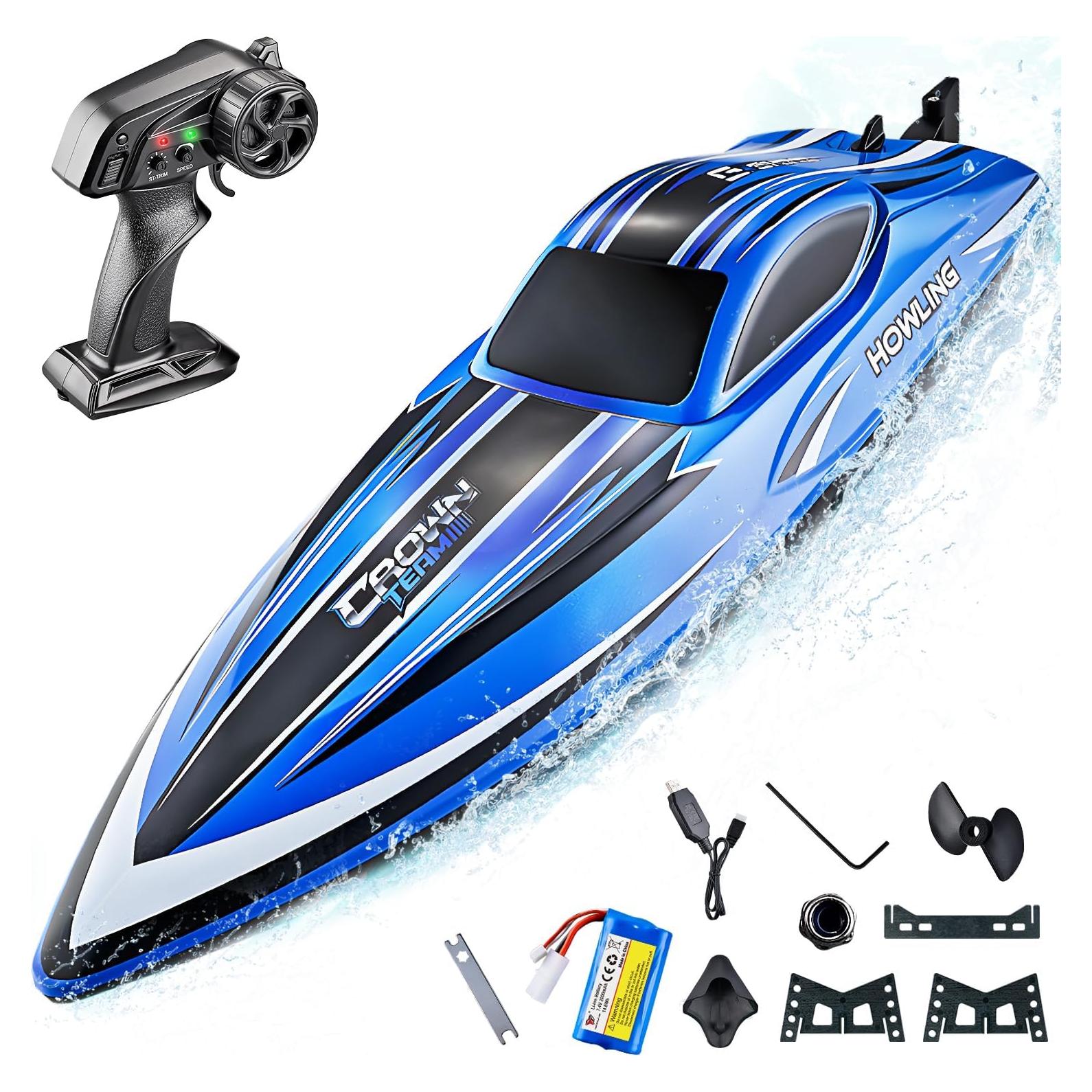 Barco RC BEZGAR HJ818 40.7 cm 35 KPH Impermeable Azul