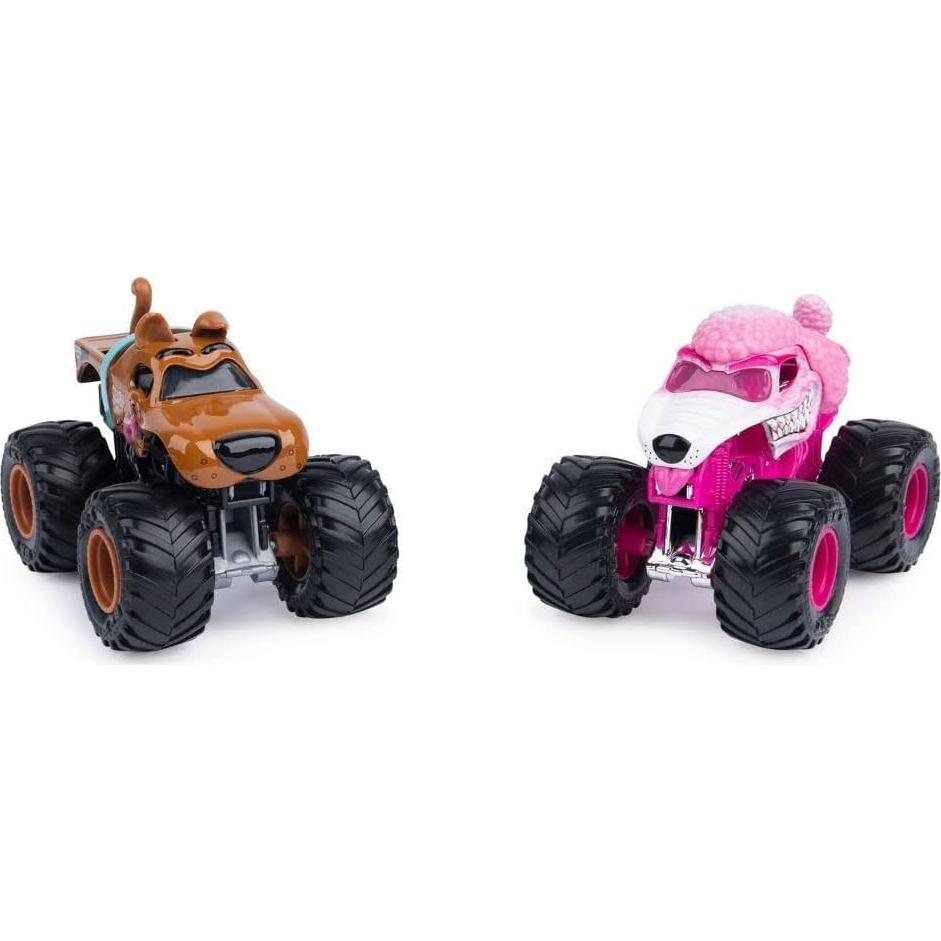 Camiones Monstruo Monster Jam Mutt Poodle y Scooby Doo 1:64