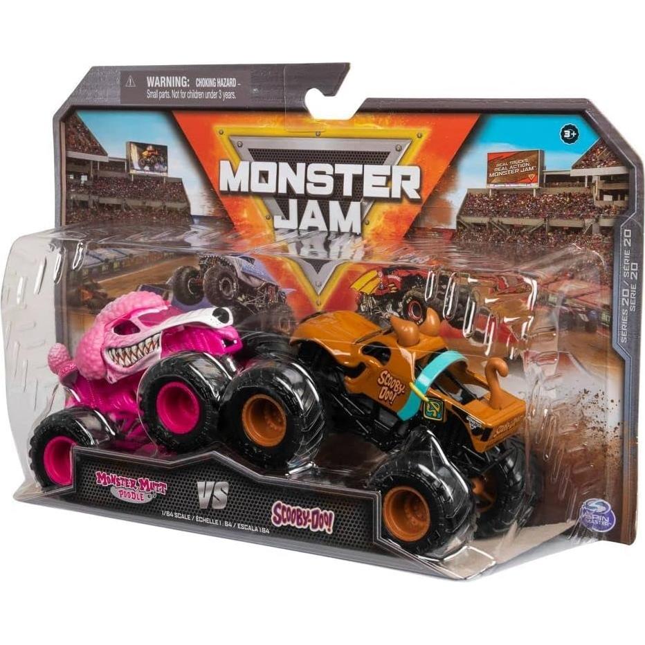 Camiones Monstruo Monster Jam Mutt Poodle y Scooby Doo 1:64