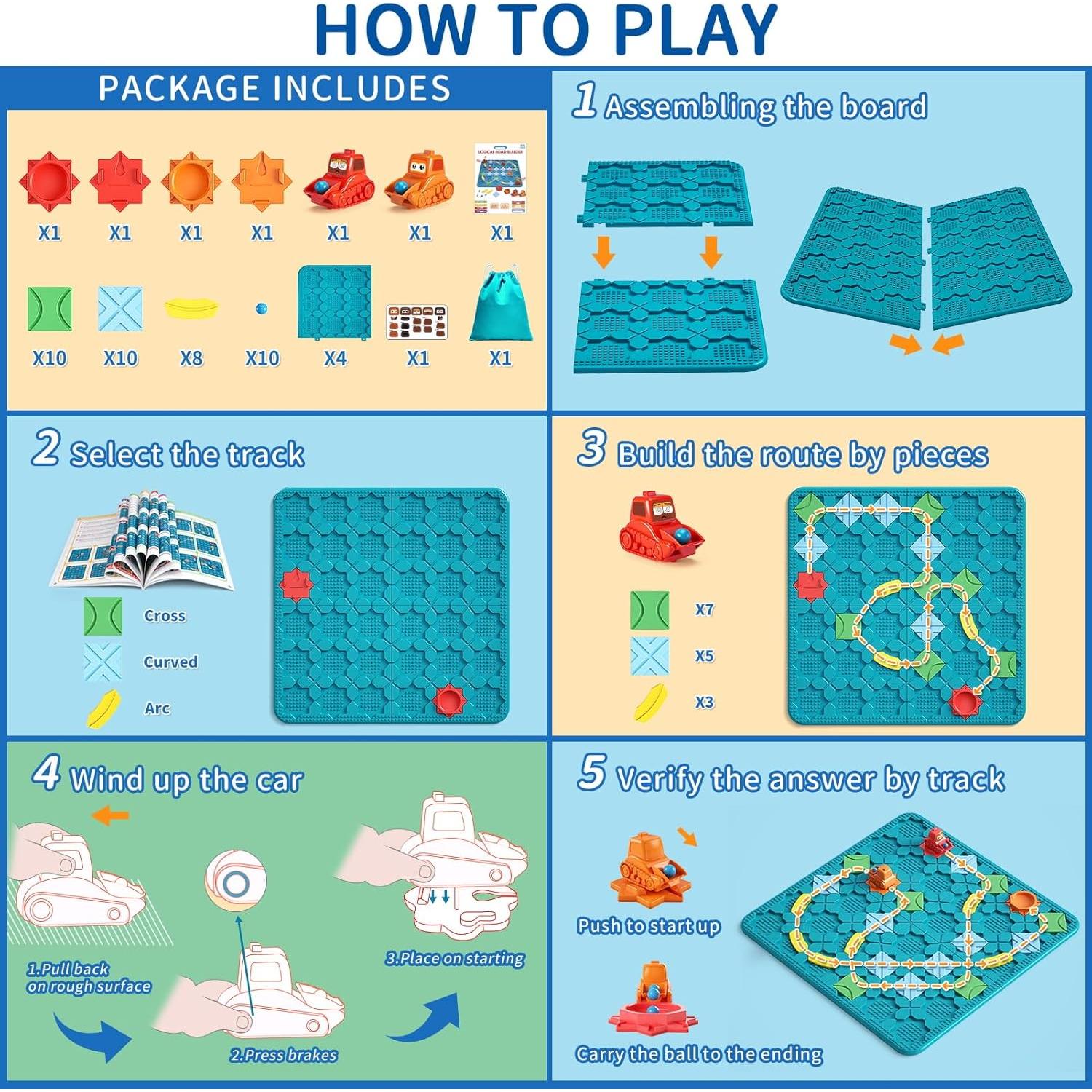 Juego de Mesa Educativo STEM Azul - STEM MATCH 200 Desafíos