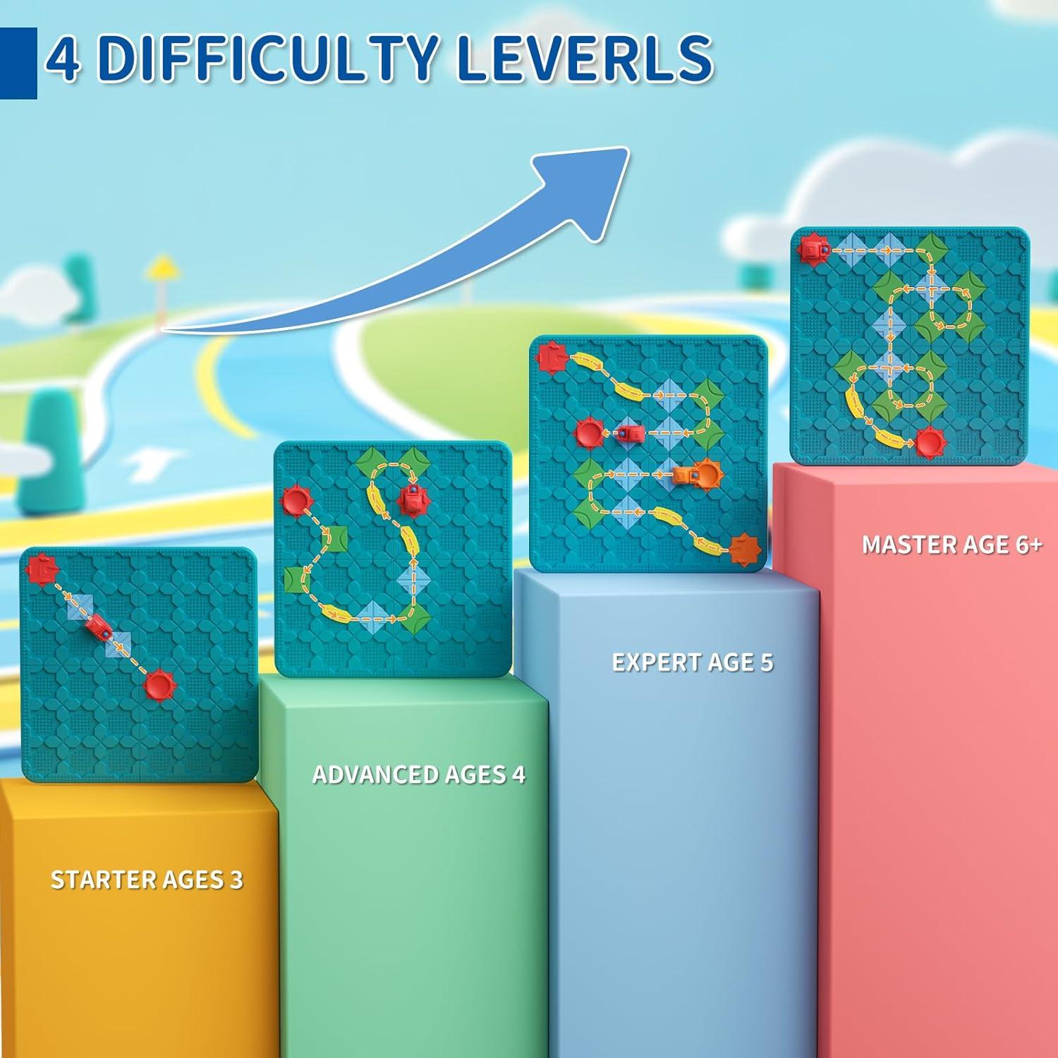 Juego de Mesa Educativo STEM Azul - STEM MATCH 200 Desafíos