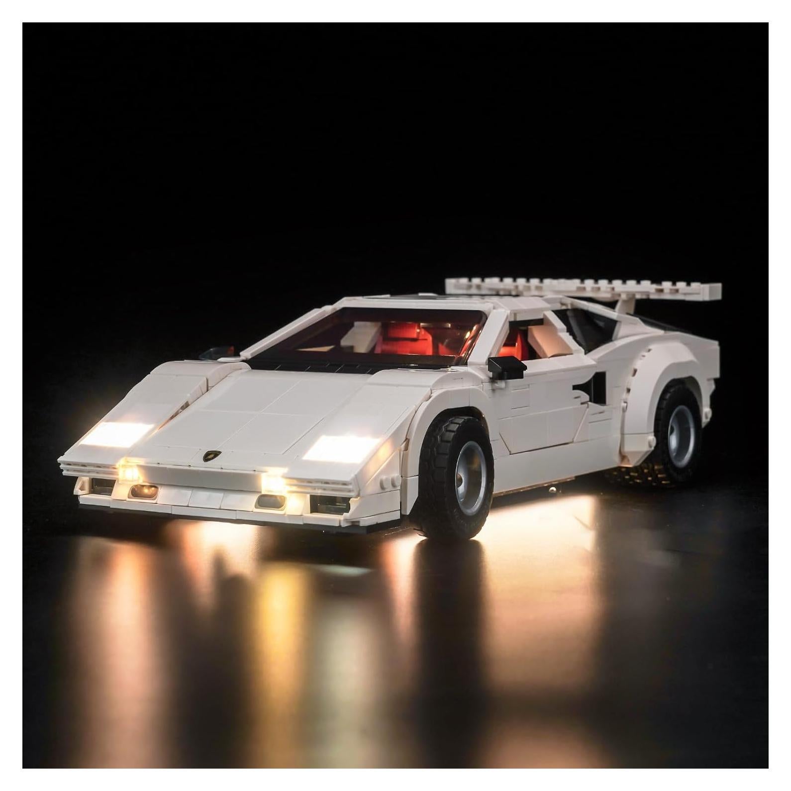Luz LED BrickBling para Lego Lamborghini Countach 10337