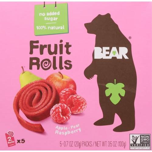 Bocadillos de Fruta BEAR 99g - Sin Azúcares Añadidos
