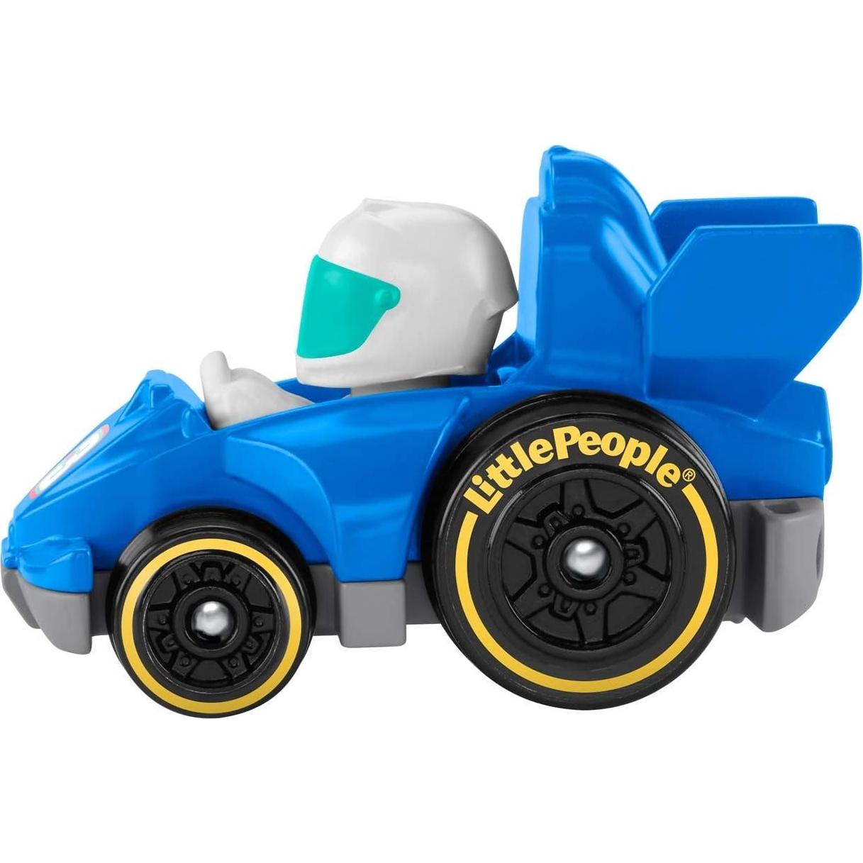 Coche de Carreras Fisher-Price Little People GMJ21 Azul