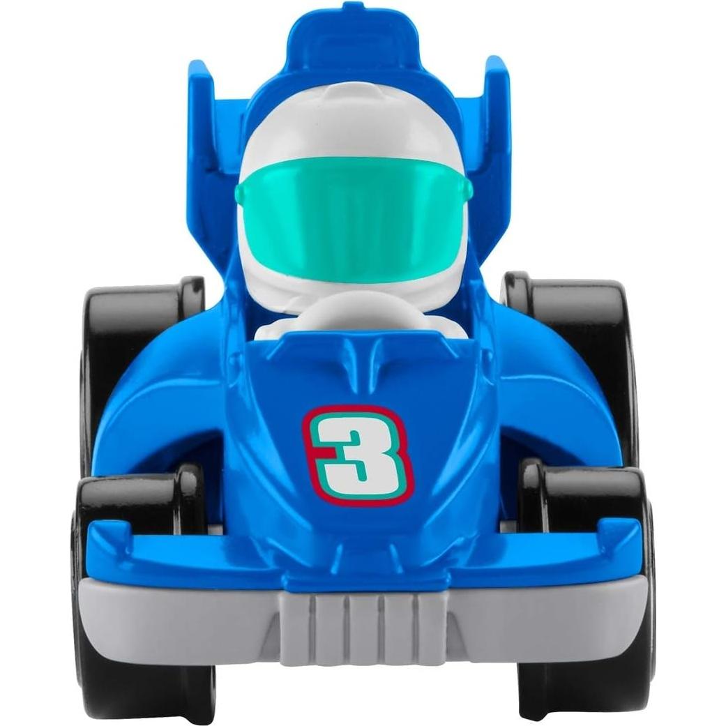 Coche de Carreras Fisher-Price Little People GMJ21 Azul