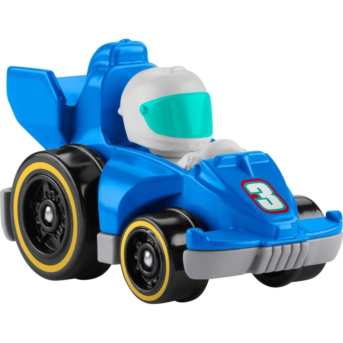 Coche de Carreras Fisher-Price Little People GMJ21 Azul