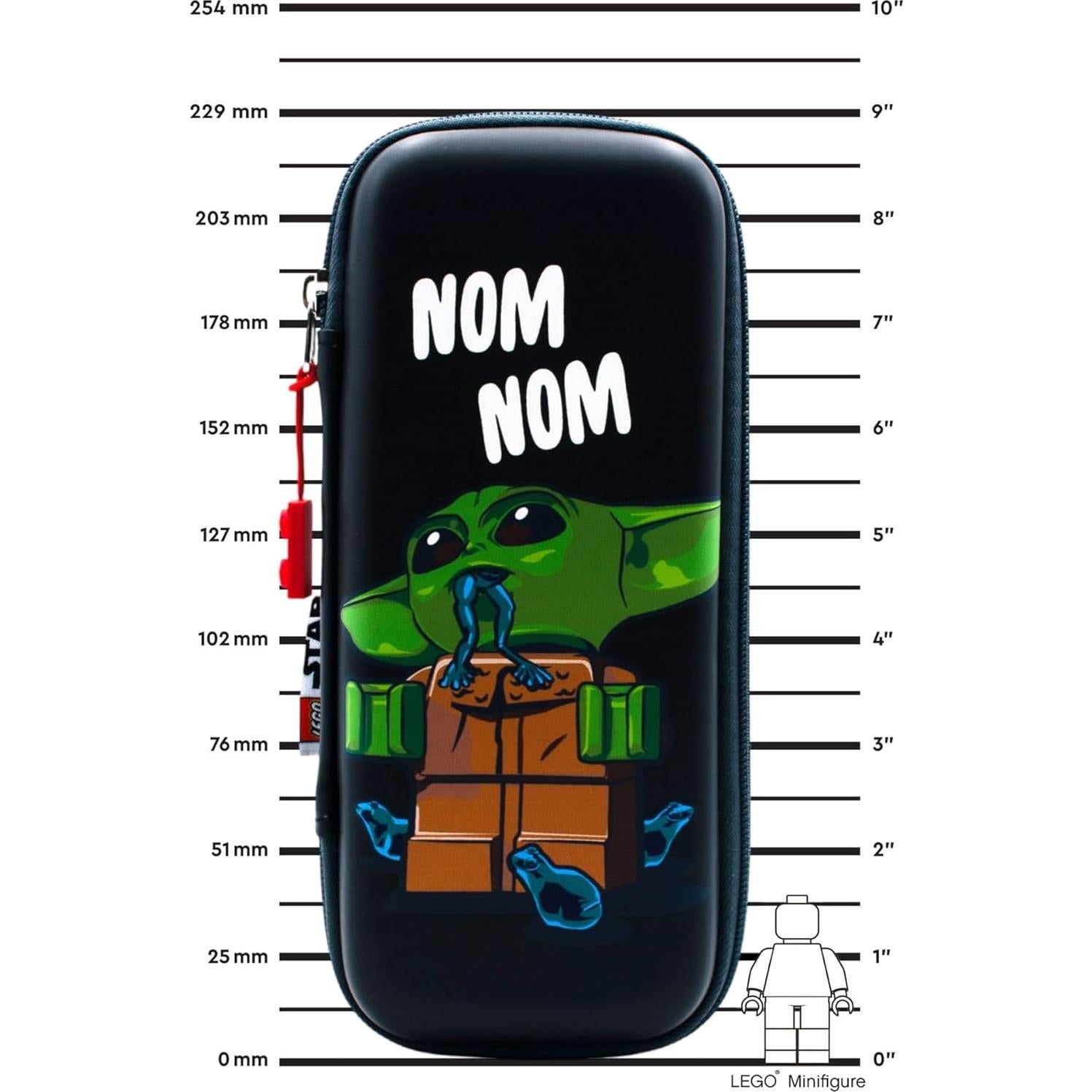 Estuche de Lápices Moldeado LEGO Star Wars Grogu 22.5x10.16cm