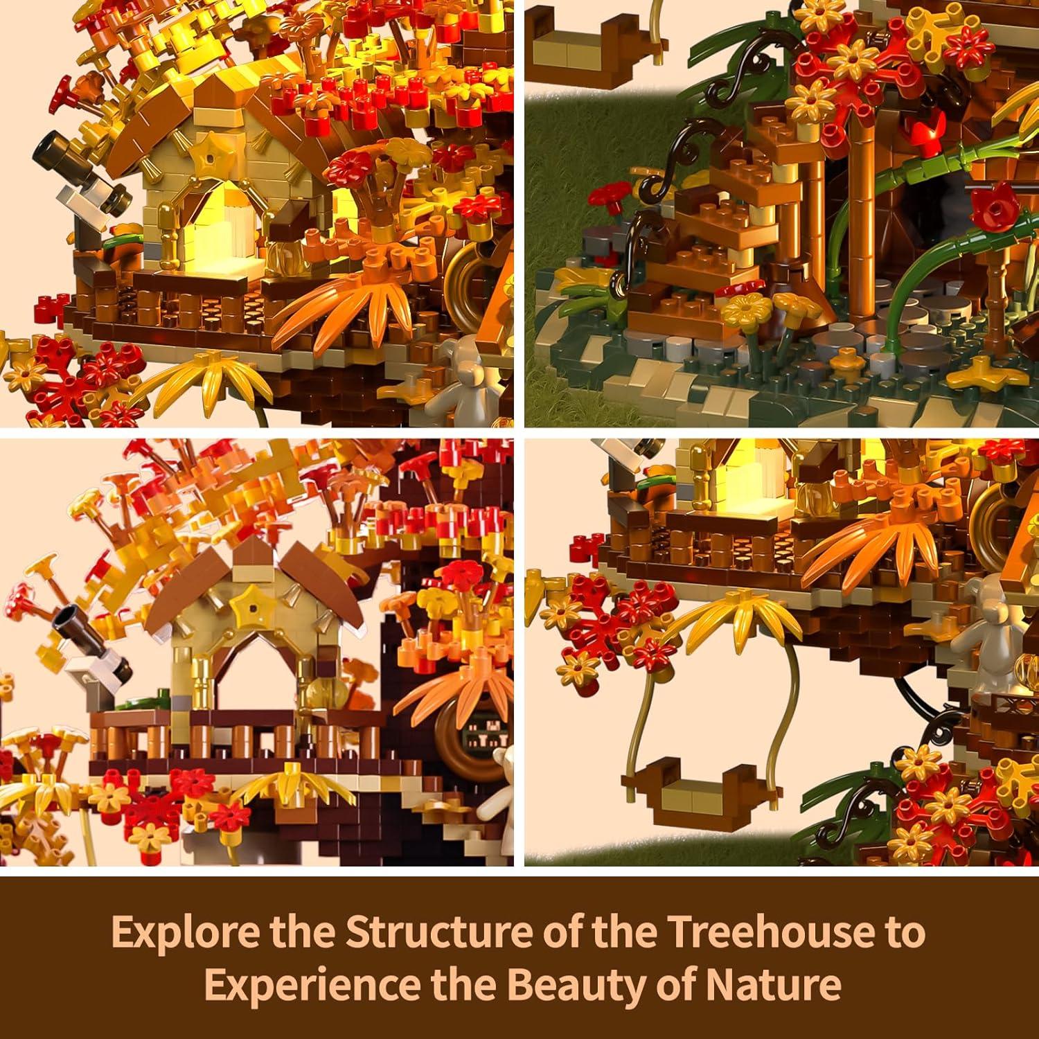 Juego de Bloques de Construcción Casa en el Árbol YOUEEFY 2725 PZS