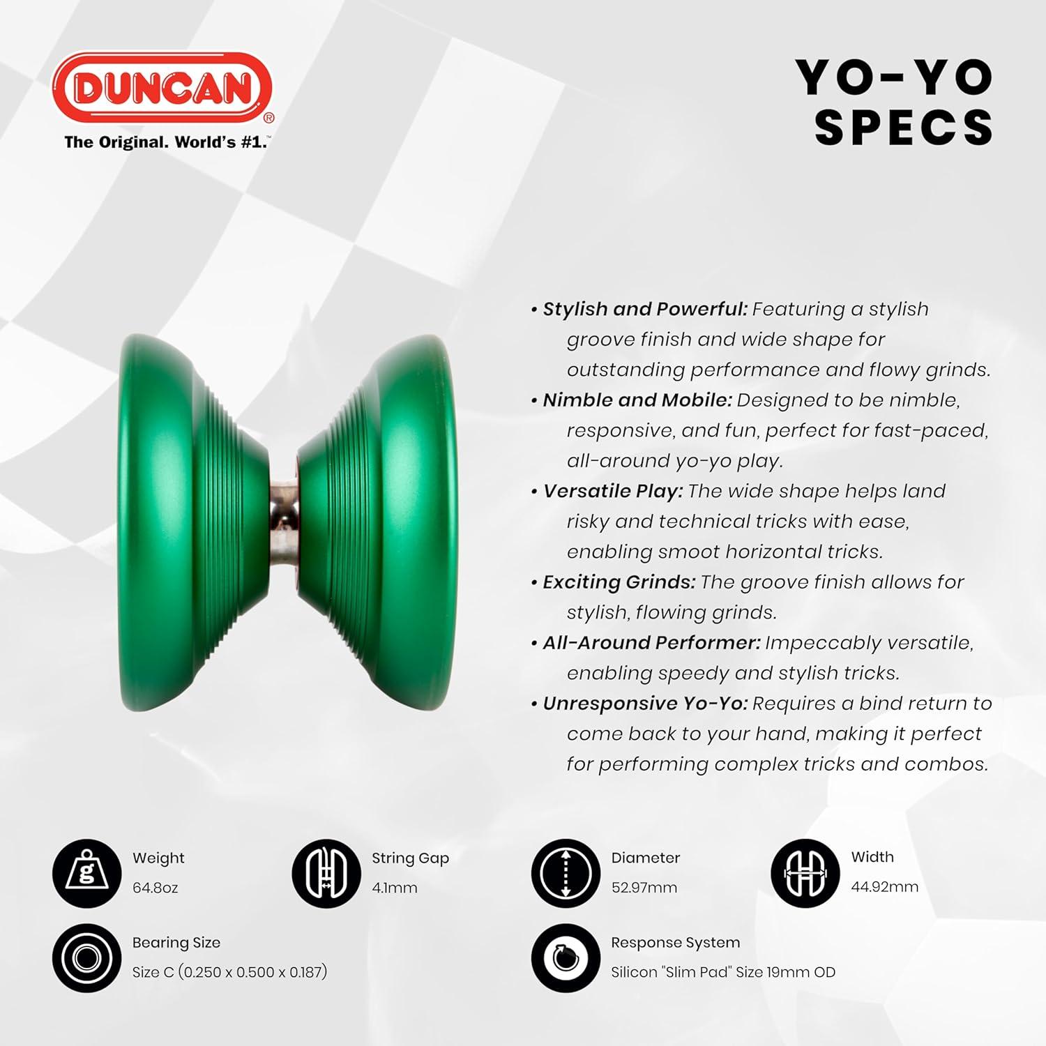 Yo-Yo Duncan Roadrunner Experto Aluminio Negro/Rojo