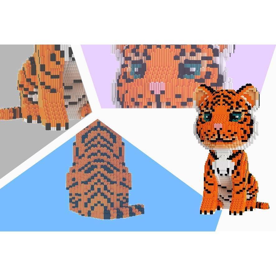 Conjunto de Bloques de Construcción Micro Tigre 6488 Piezas