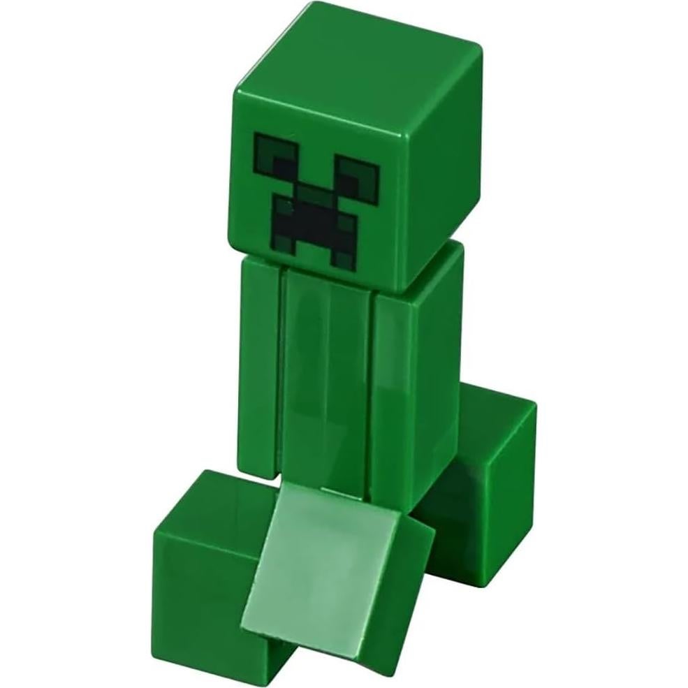 LEGO Minecraft Minifigura Creeper con loseta Minifigureland