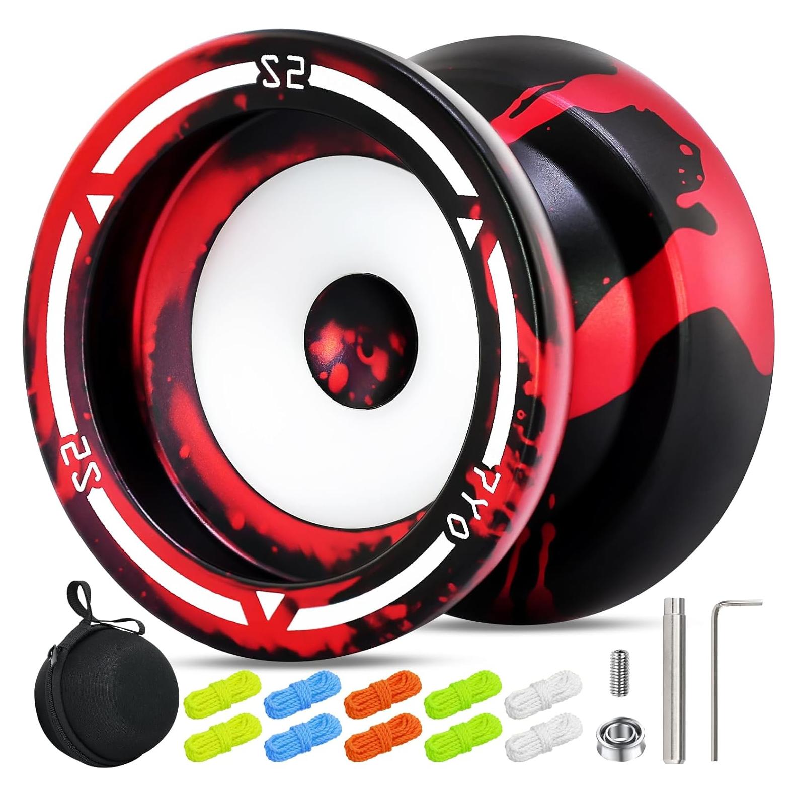 Yoyo Profesional S2 Metálico Doble Función 65g para Niños y Adultos