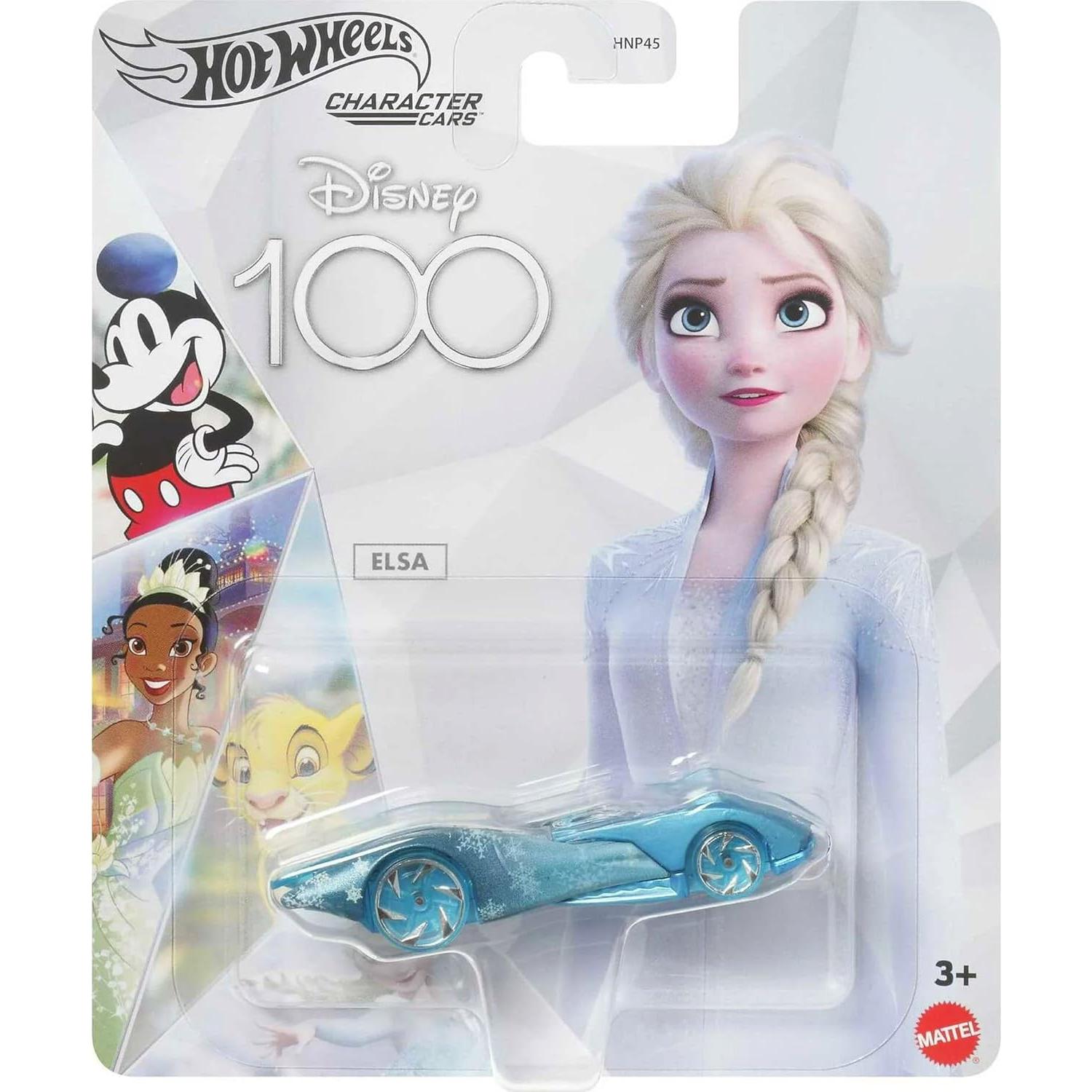 Hot Wheels Disney 100 Autos de Personajes Frozen - Paquete 2