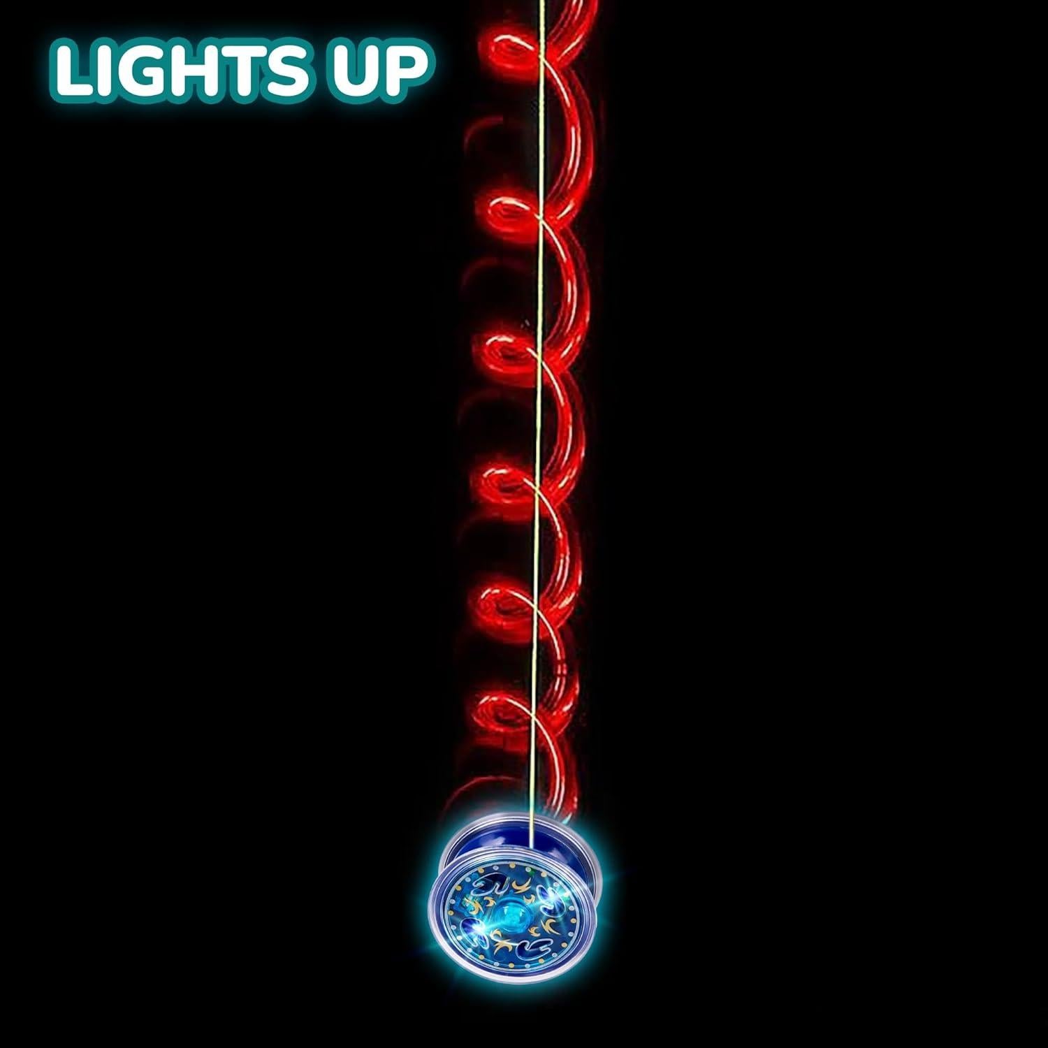 Yoyos Metálicos Iluminados ArtCreativity Set de 3 para Niños