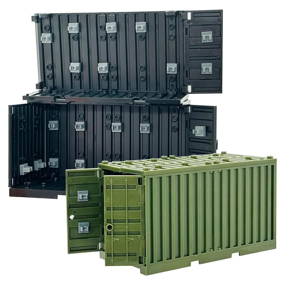 Bloques de Construcción Militar Ferberbears 60 Piezas Juguete