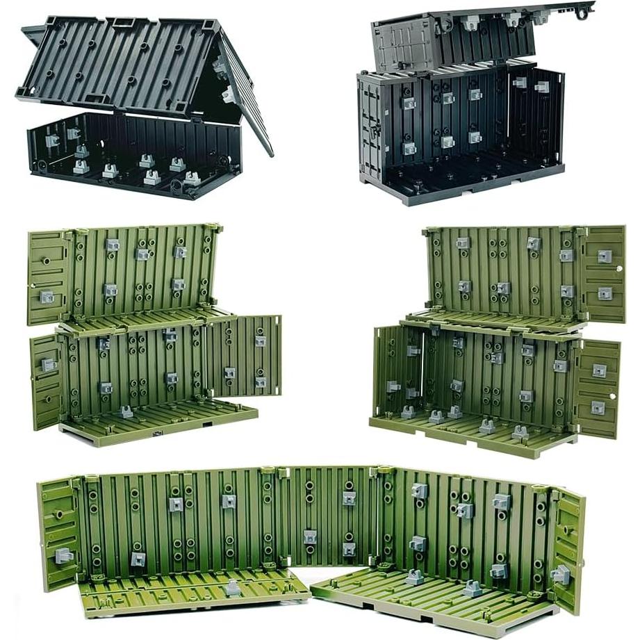 Bloques de Construcción Militar Ferberbears 60 Piezas Juguete