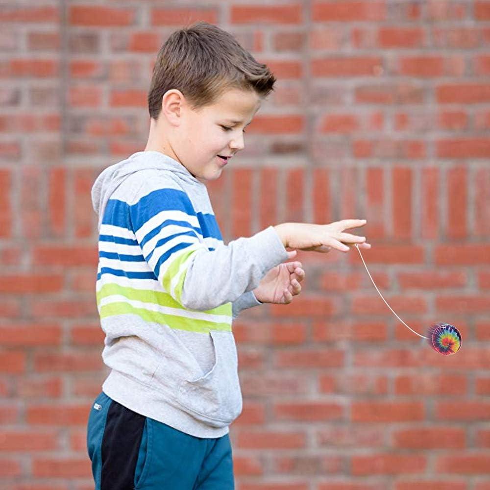 Yoyos Arcoíris ArtCreativity, Paquete de 12, Juguetes para Niños