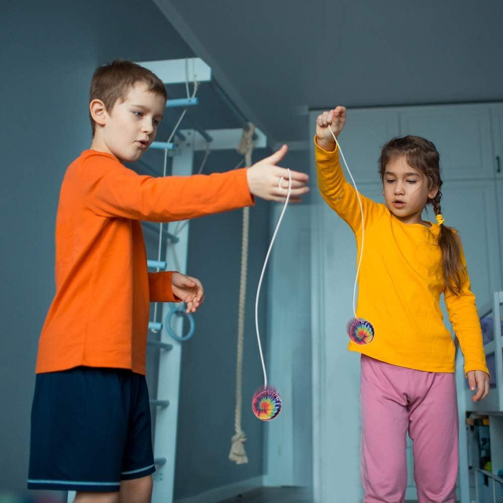 Yoyos Arcoíris ArtCreativity, Paquete de 12, Juguetes para Niños