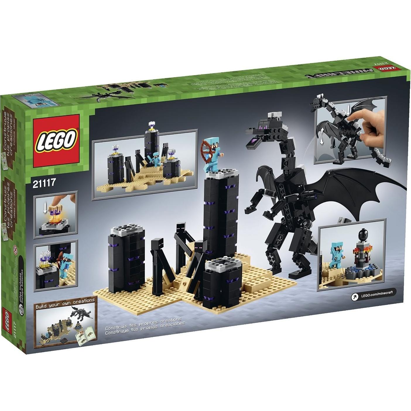 LEGO Minecraft Dragón Ender 634 Piezas Modelo 21117