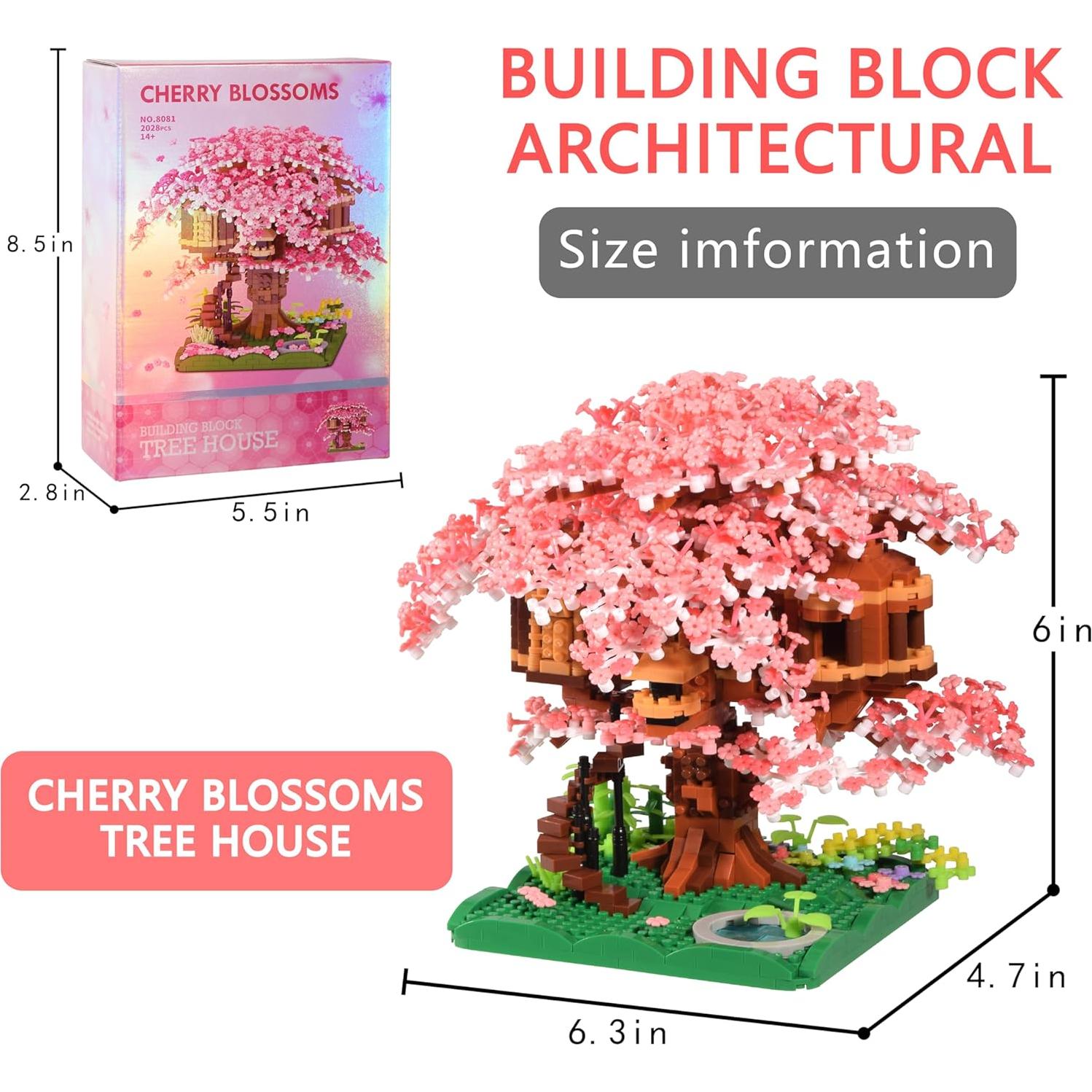 Juego de Bloques de Construcción Casa de Árbol KLMEi 2028 Piezas