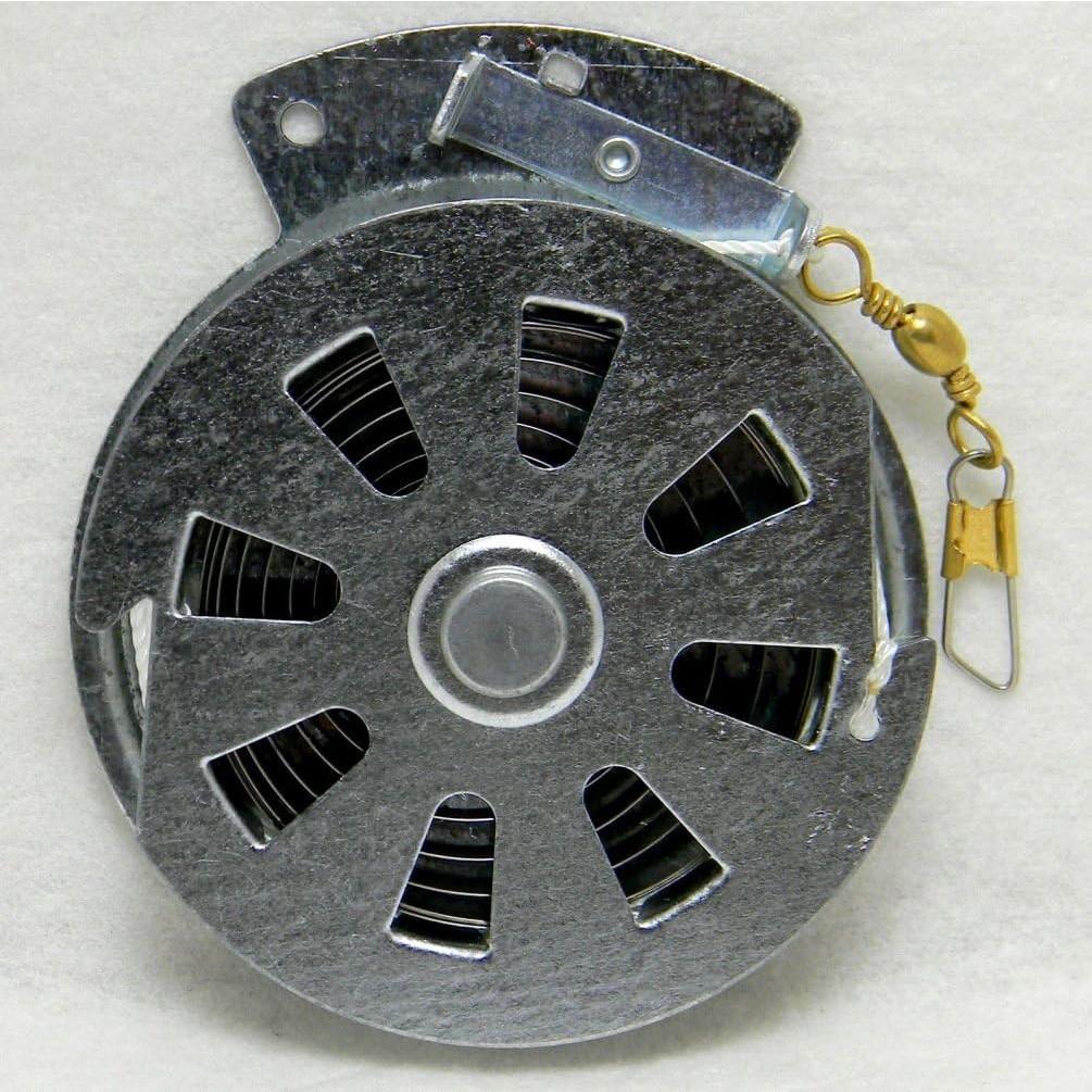 12 Carretes de Pesca Yo Yo Mecánicos Gatillo Plano 60#