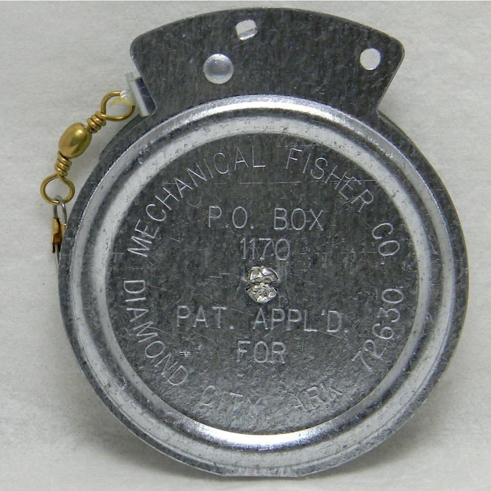 12 Carretes de Pesca Yo Yo Mecánicos Gatillo Plano 60#