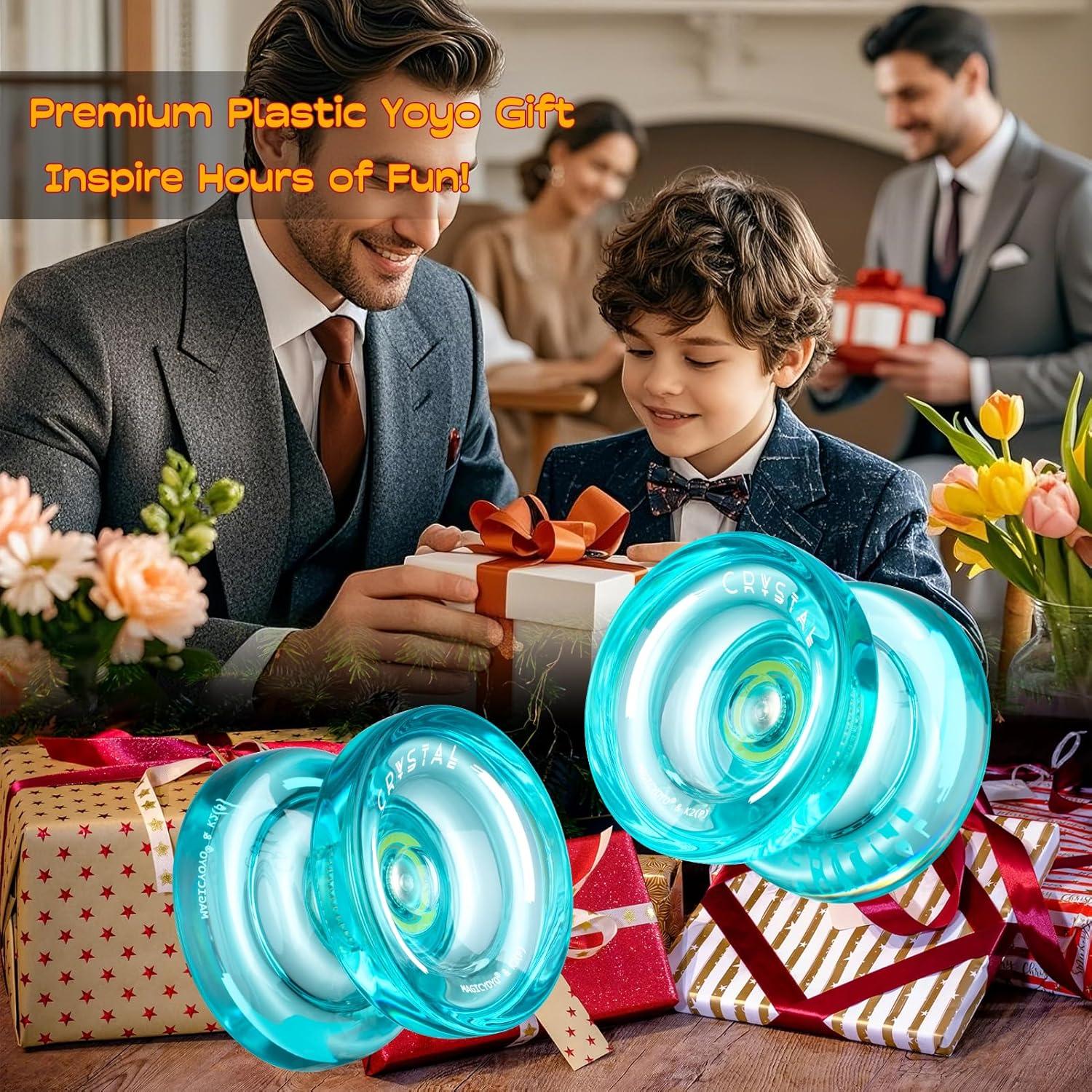 Yoyo MAGICYOYO K2 Cristal Verde Profesional para Trucos