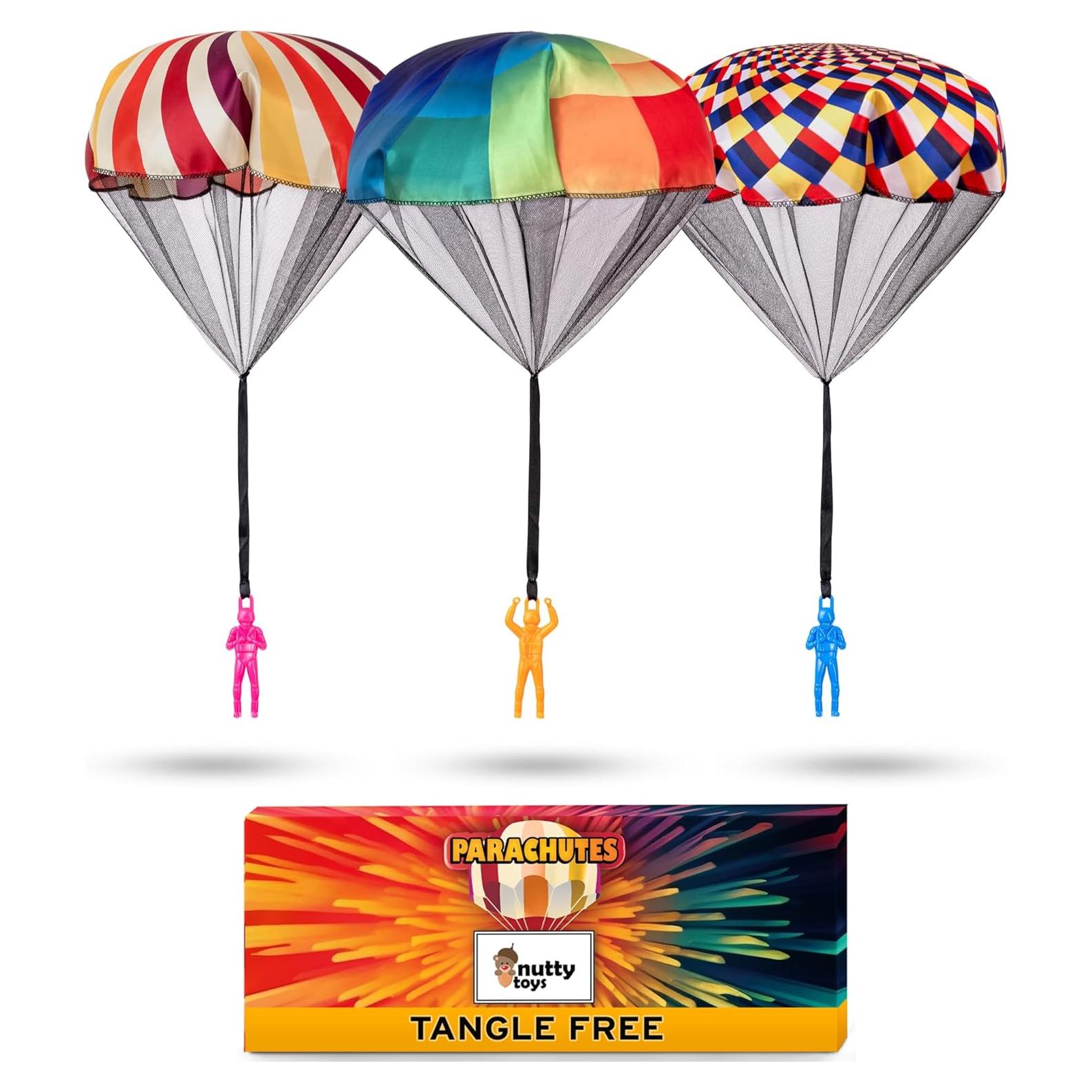 Juguetes Nutty Paracaídas para Niños - 3 a 12 Años