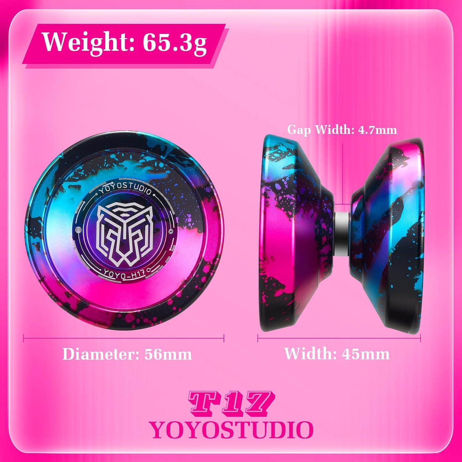 Yoyo Profesional YOYOSTUDIO H17 Doble Función Metal 141g