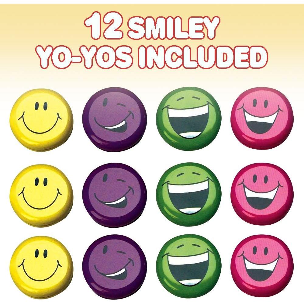 Yoyos Sonrientes ArtCreativity, Paquete de 12, 5 cm
