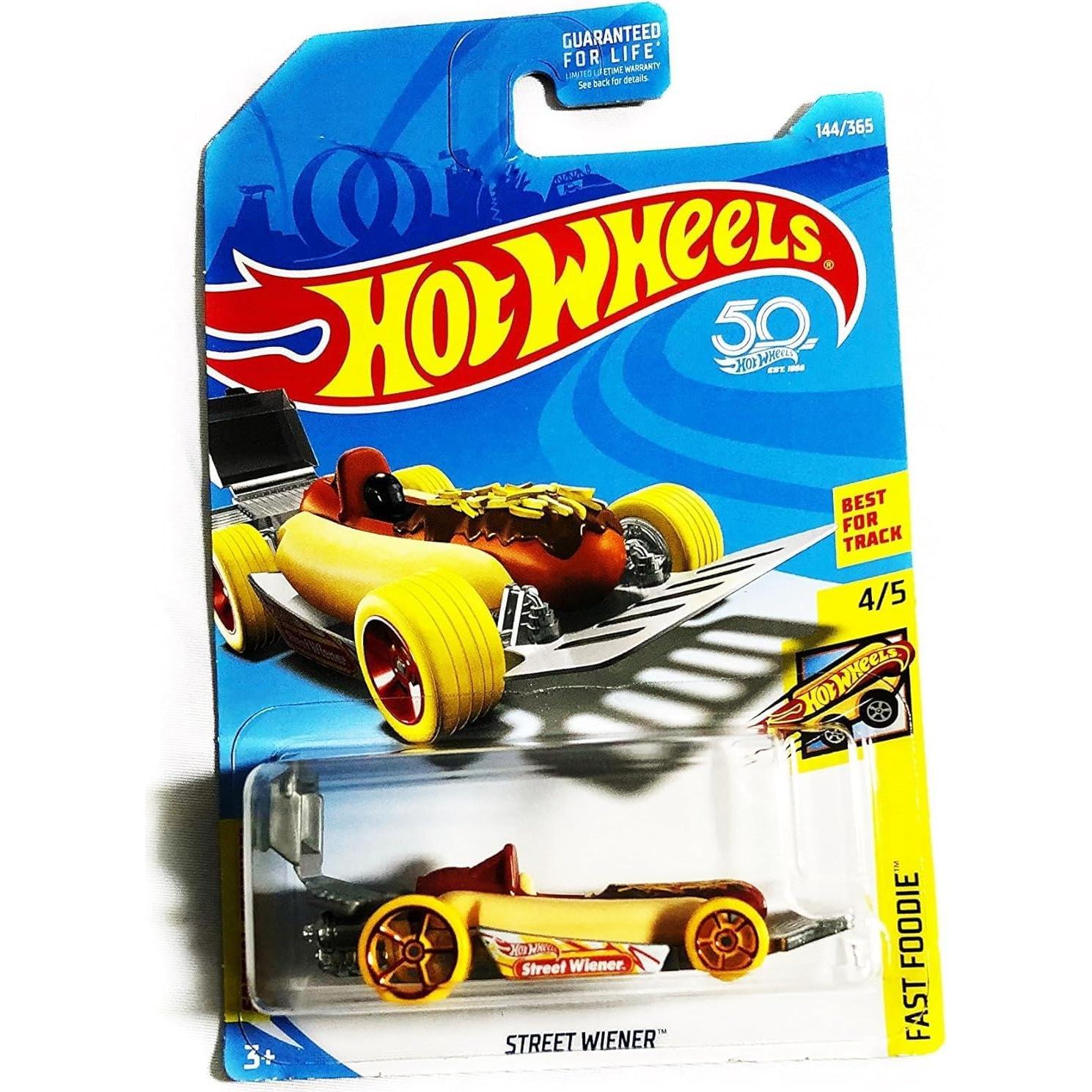 Coche Hot Wheels Street Wiener Hot Dog 2/5 - 40.64g