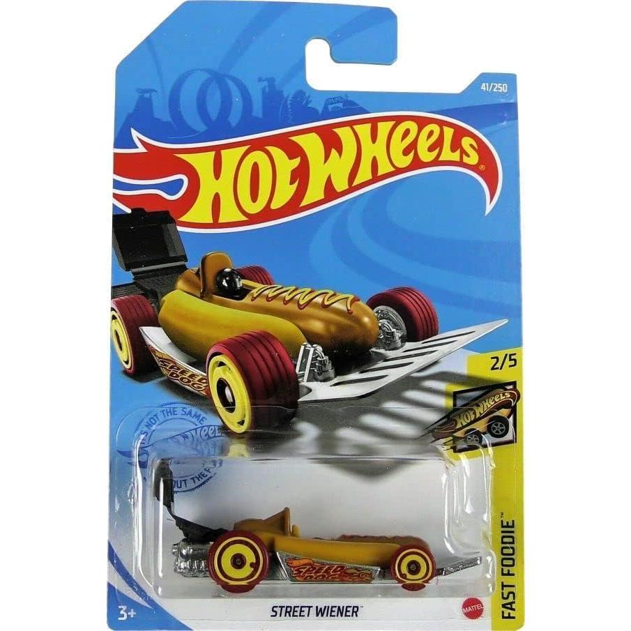 Coche Hot Wheels Street Wiener Hot Dog 2/5 - 40.64g