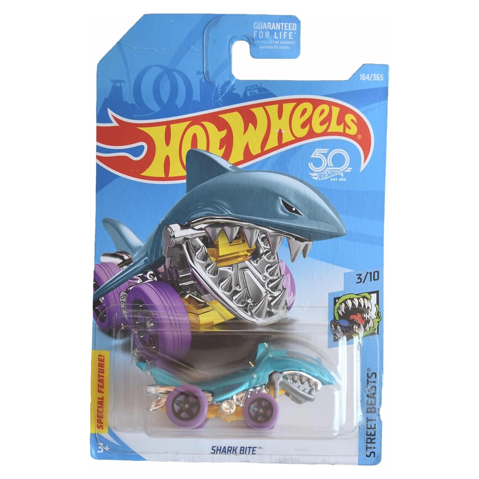 Hot Wheels Mordida de Tiburón - Bestias de la Calle Verde