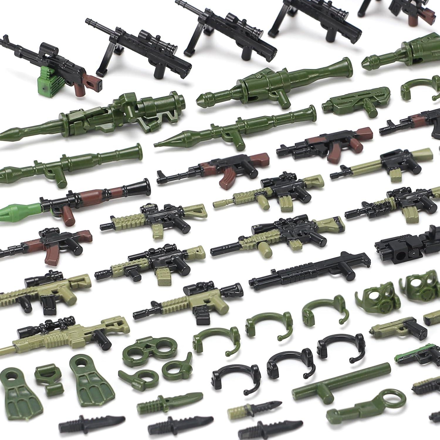 Kit de Accesorios Militares Verde Selva 325 Pcs WX