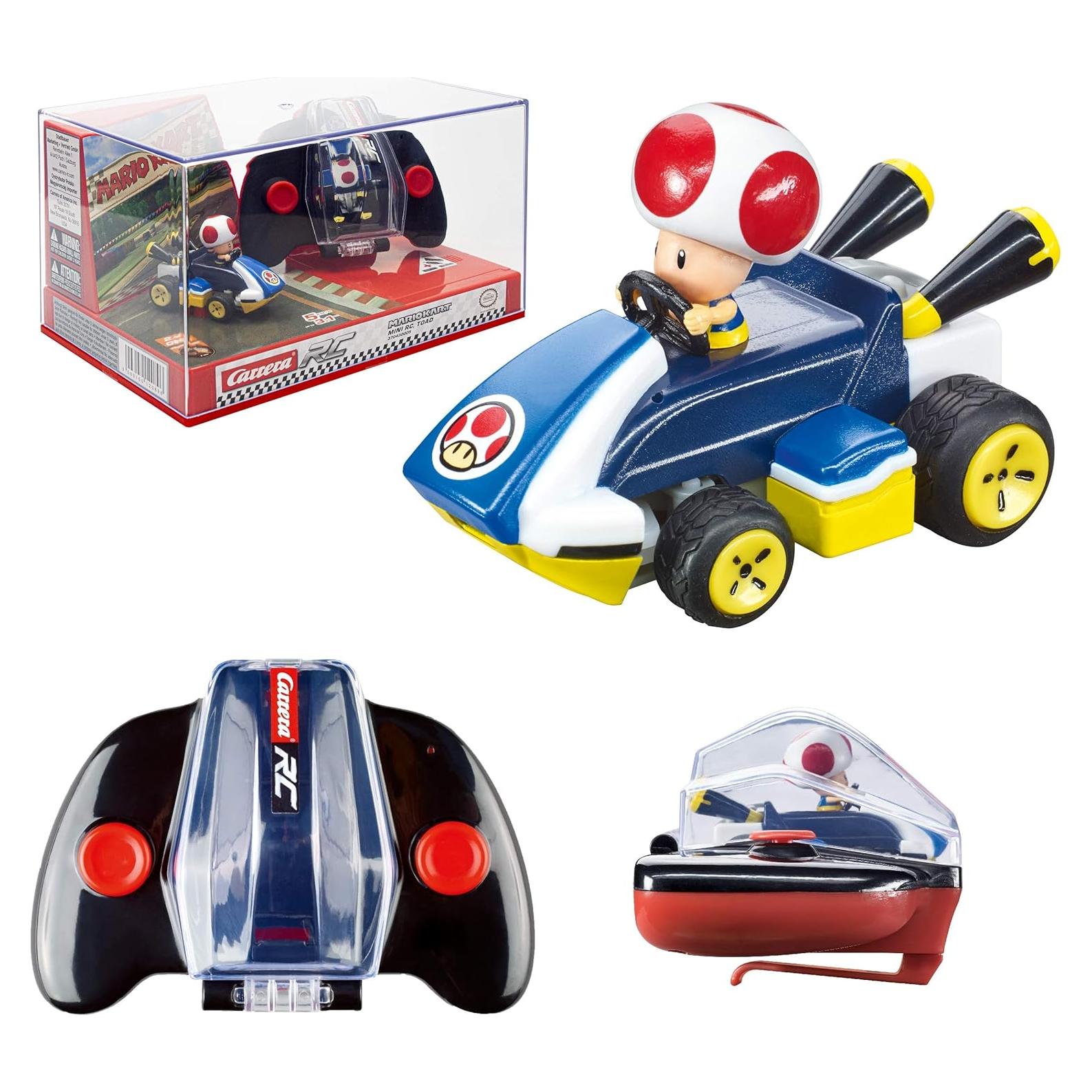 Coche RC Mini Carrera Nintendo Mario Kart Toad 1:50 2.4GHz