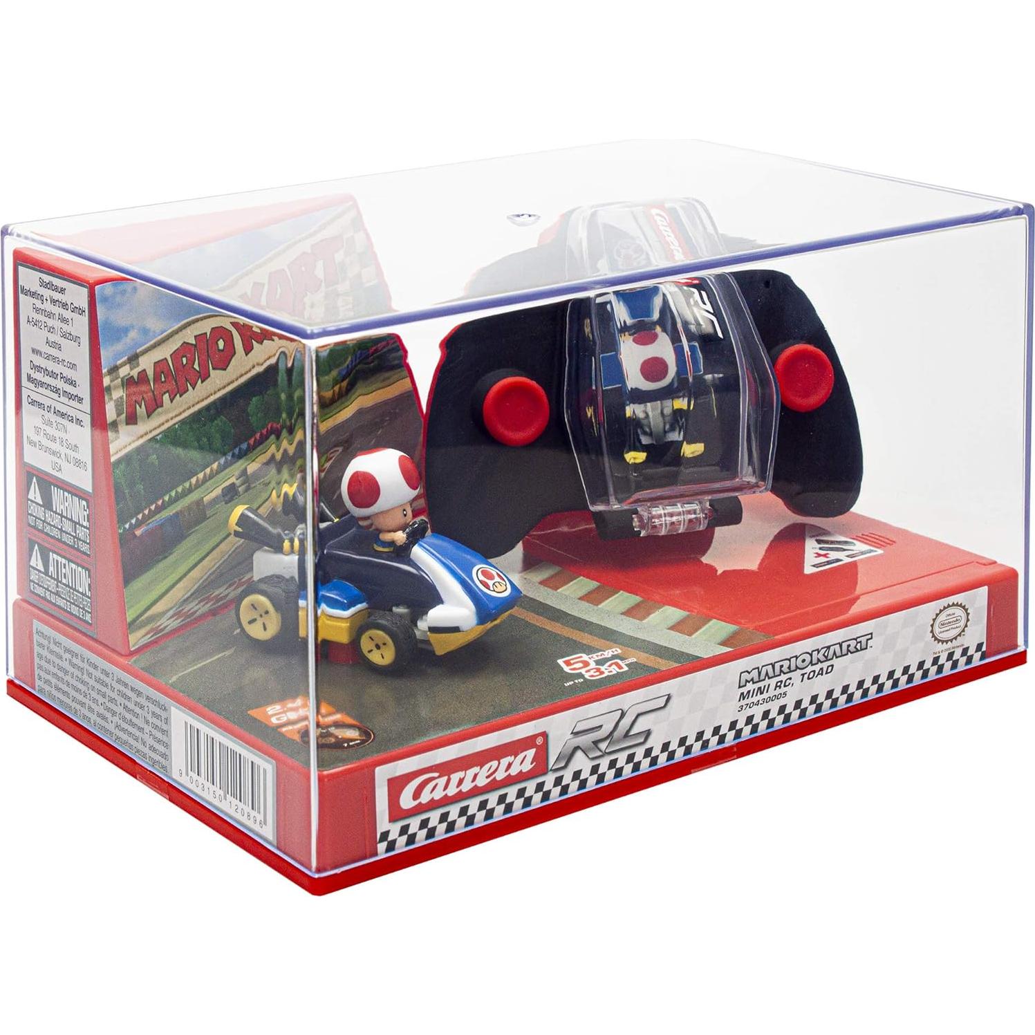 Coche RC Mini Carrera Nintendo Mario Kart Toad 1:50 2.4GHz