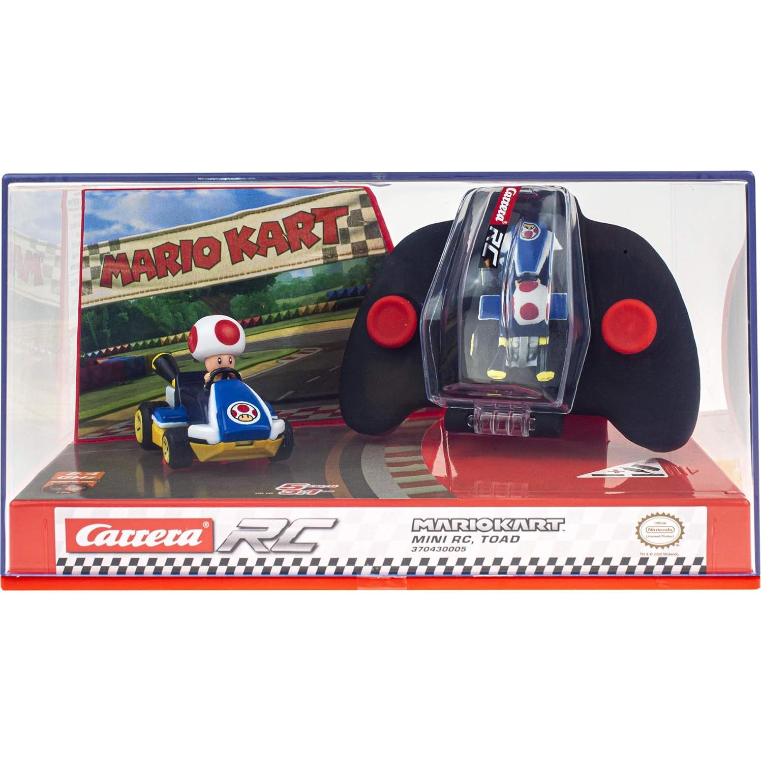 Coche RC Mini Carrera Nintendo Mario Kart Toad 1:50 2.4GHz