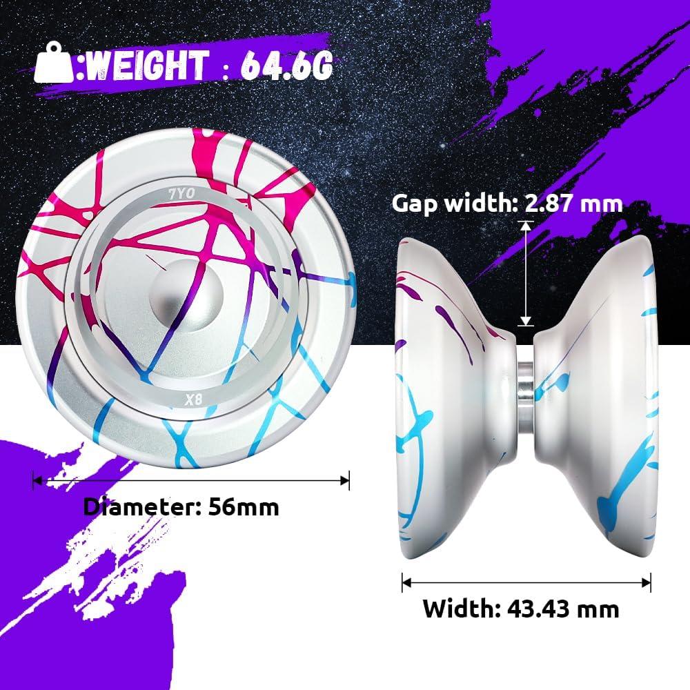 Yoyo Profesional X8 para Niños 8-12 Años con Estuche