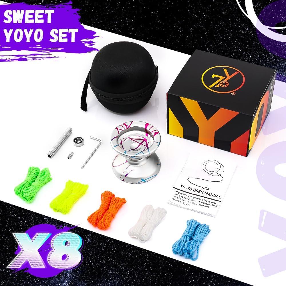 Yoyo Profesional X8 para Niños 8-12 Años con Estuche