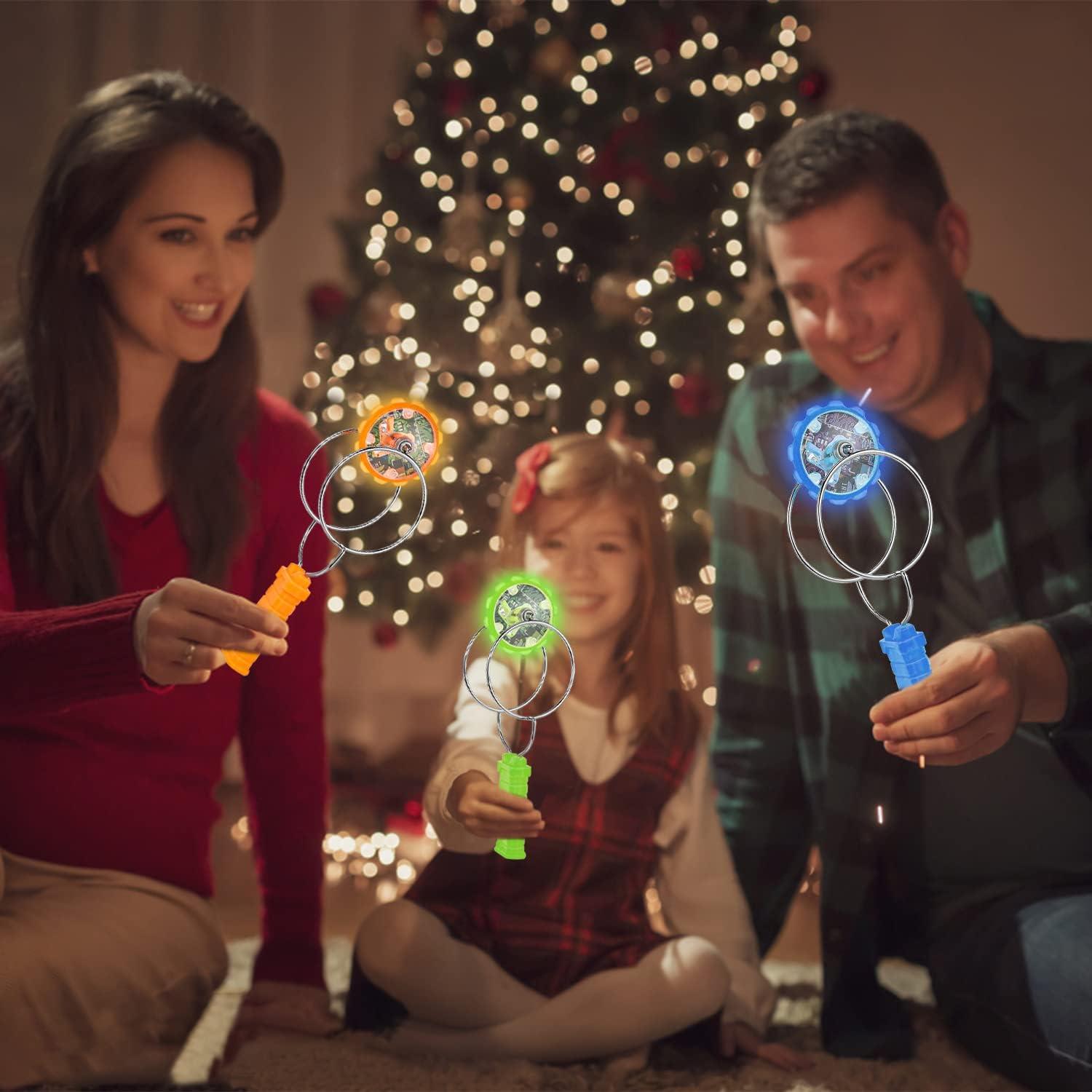 Juguete Giroscópico Iluminado Jishi 3 Piezas para Niños